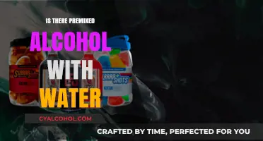 Premixed Alcohol and Water: Exploring Ready-to-Drink Options and Safety