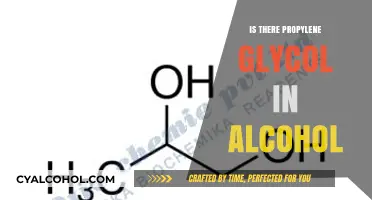 Propylene Glycol in Alcohol: Uncovering the Truth About Its Presence