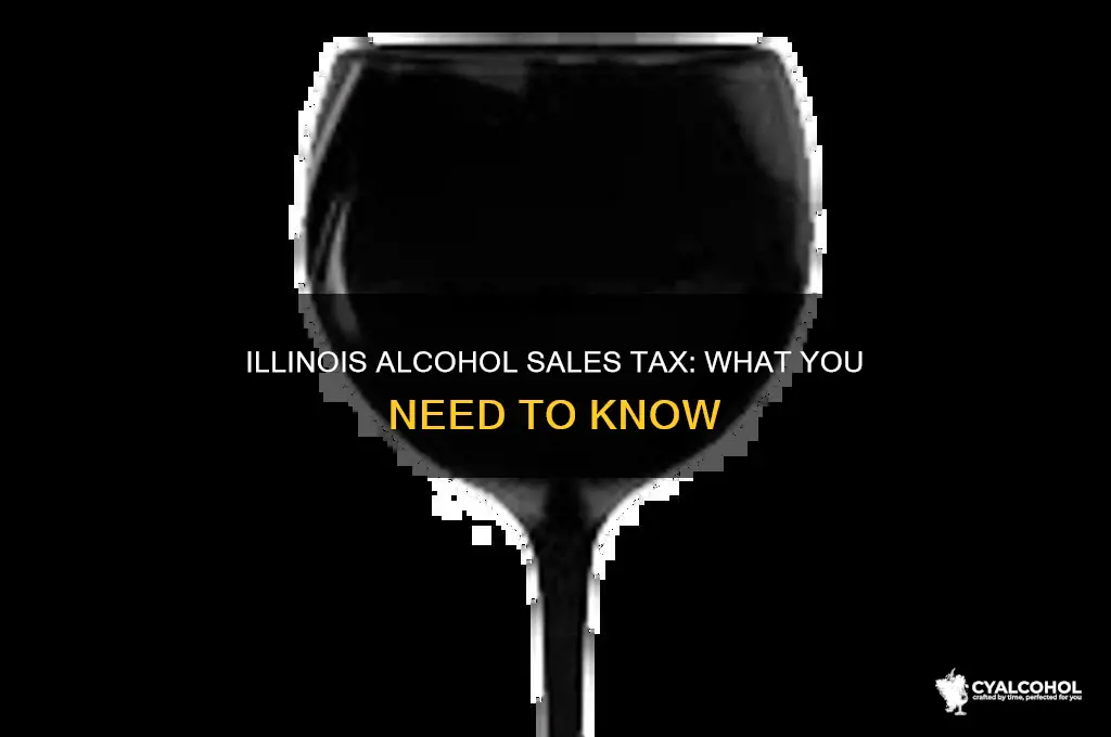 is there sales tax on alcohol in illinois