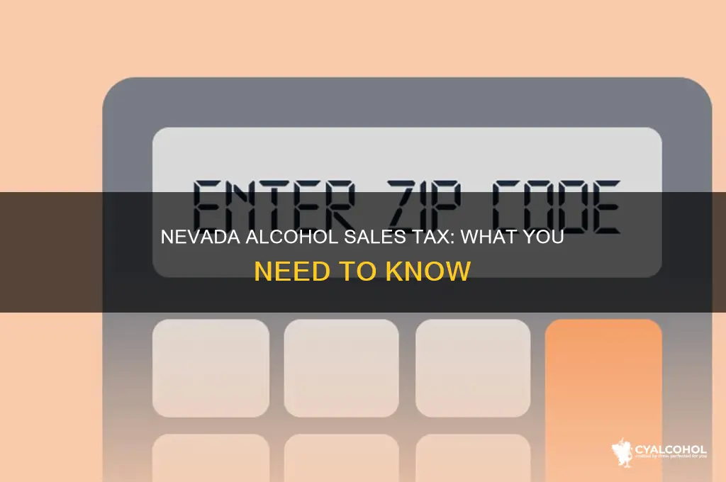 is there sales tax on alcohol in nevada