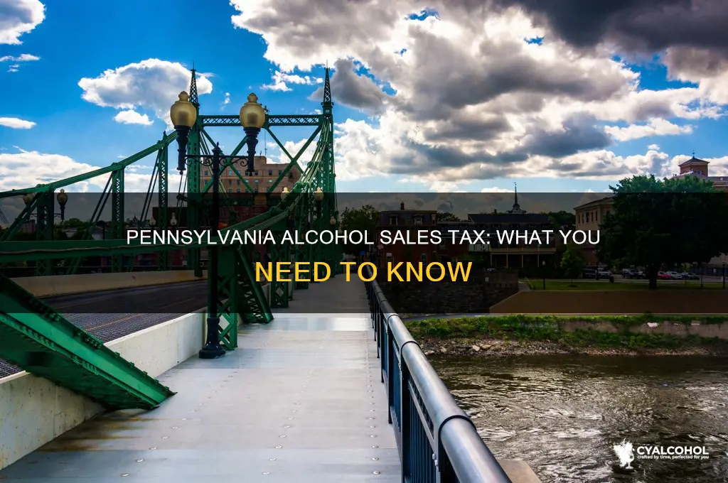 is there sales tax on alcohol in pa