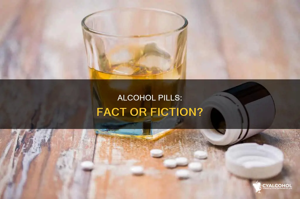 is there such a thing as alcohol in pill form