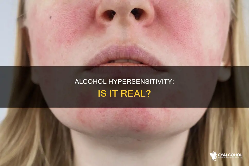is there such a thing as hypersensitivity to alcohol