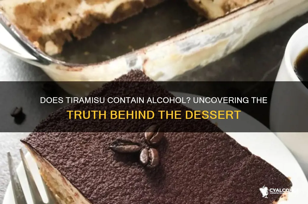 is tiramisu alcoholic