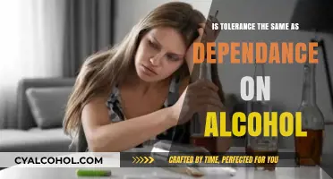 Tolerance vs. Dependence: Understanding Alcohol's Grip on the Body