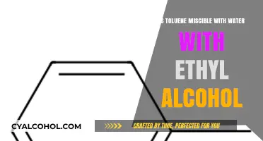 Toluene's Solubility: Exploring Miscibility with Water and Ethyl Alcohol