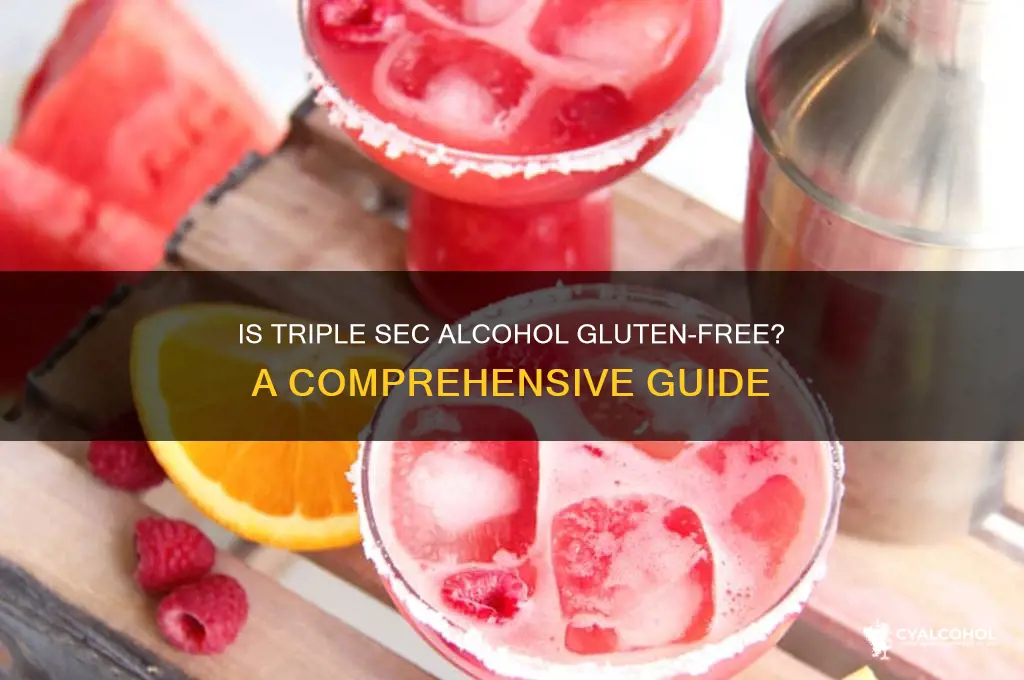 is triple sec alcohol gluten free