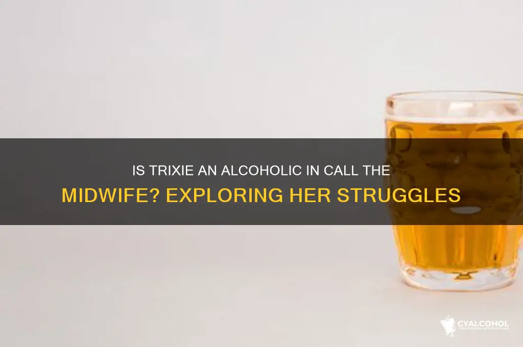 is trixie an alcoholic in call the midwife