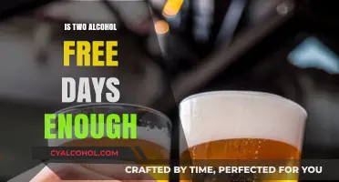 Are Two Alcohol-Free Days Sufficient for Health and Recovery?