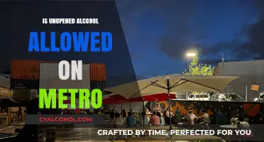 Can You Carry Unopened Alcohol on the Metro? Rules Explained