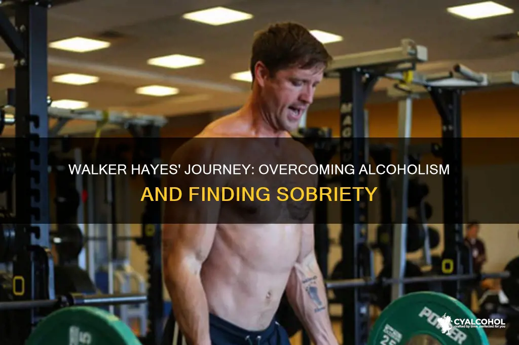 is walker hayes a recovering alcoholic