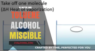Water and Toluene: Exploring Their Miscibility with Alcohol