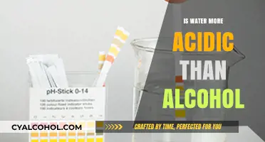Water vs. Alcohol: Unraveling the Acidity Mystery in Liquids