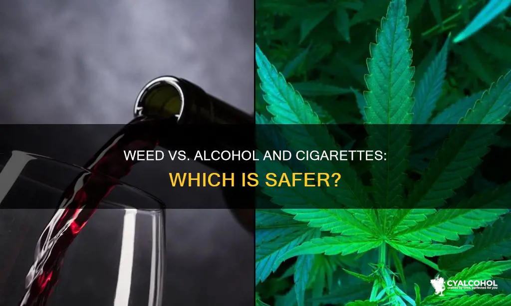is weed better for you than alcohol and cigarettes