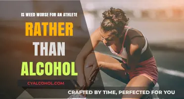 Weed vs. Alcohol: Impact on Athletes' Performance