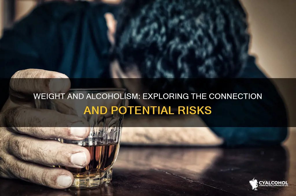 is weight a risk for alcoholism