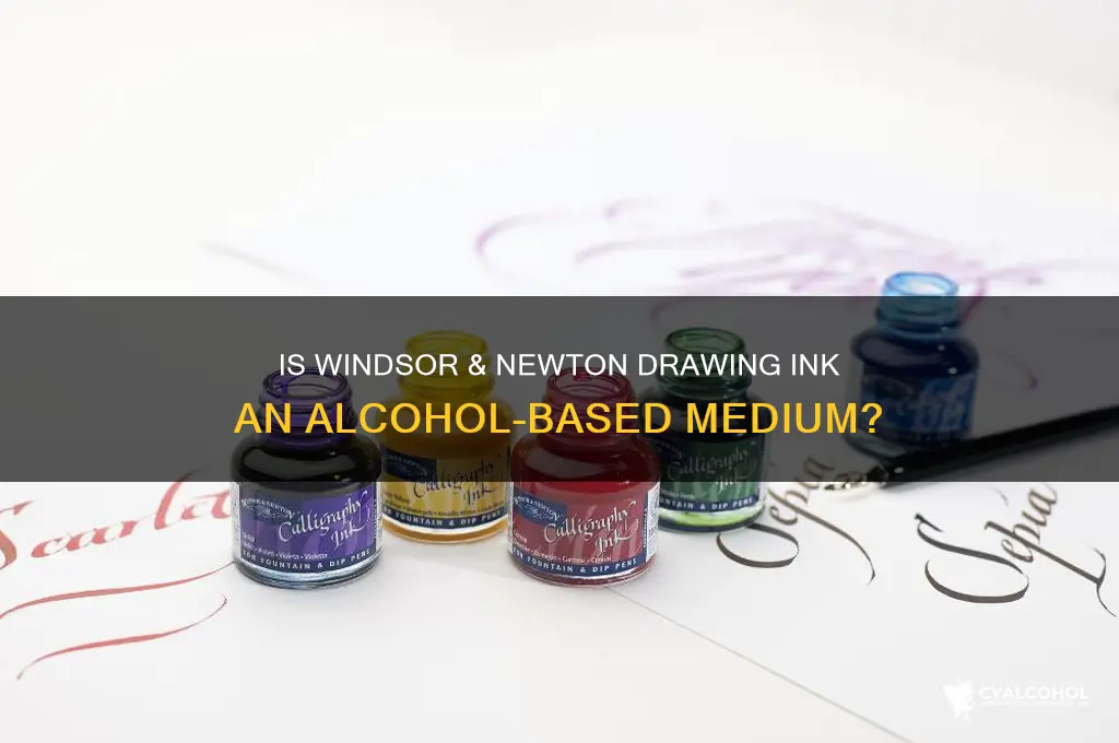 is windsor drawing ink alcohol ink