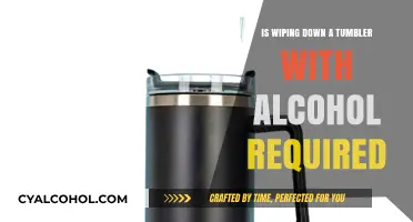 Is Alcohol Necessary for Cleaning Your Tumbler? A Hygiene Guide