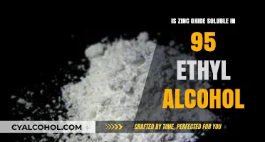 Zinc Oxide Solubility in 95% Ethyl Alcohol: A Detailed Analysis