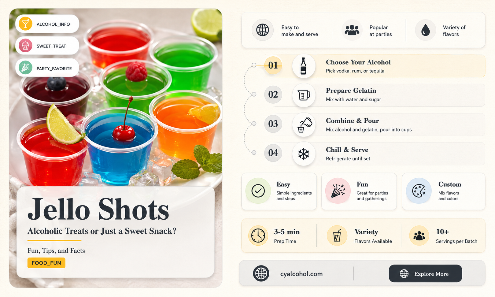are jello shots alcoholic