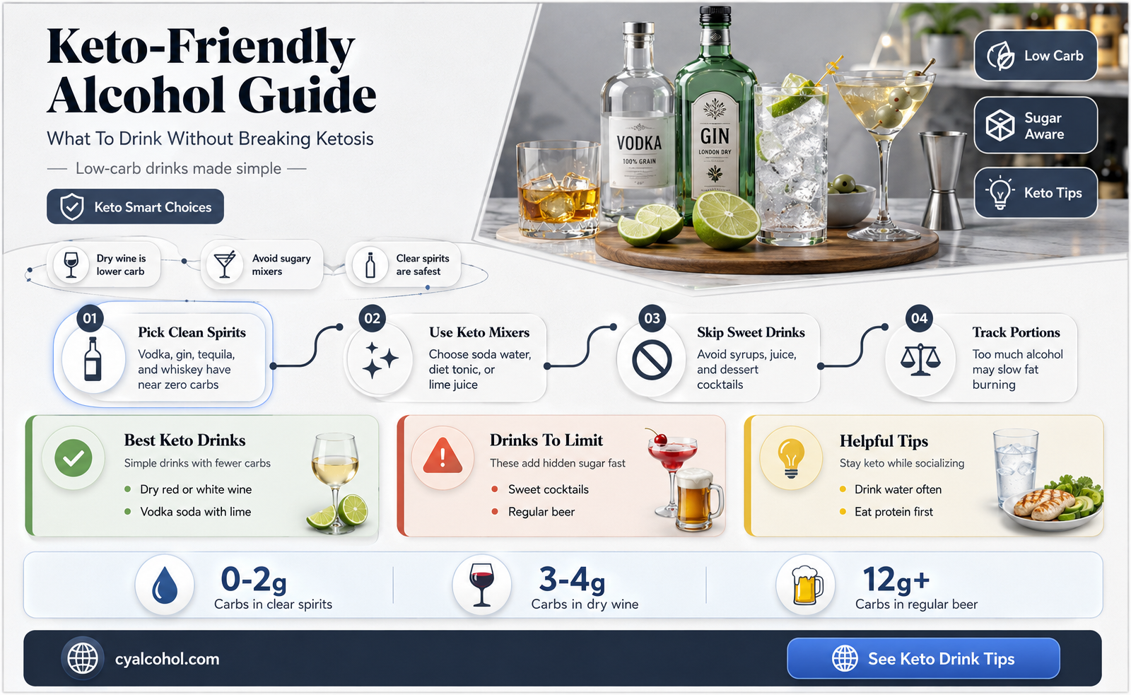 are any alcohols keto