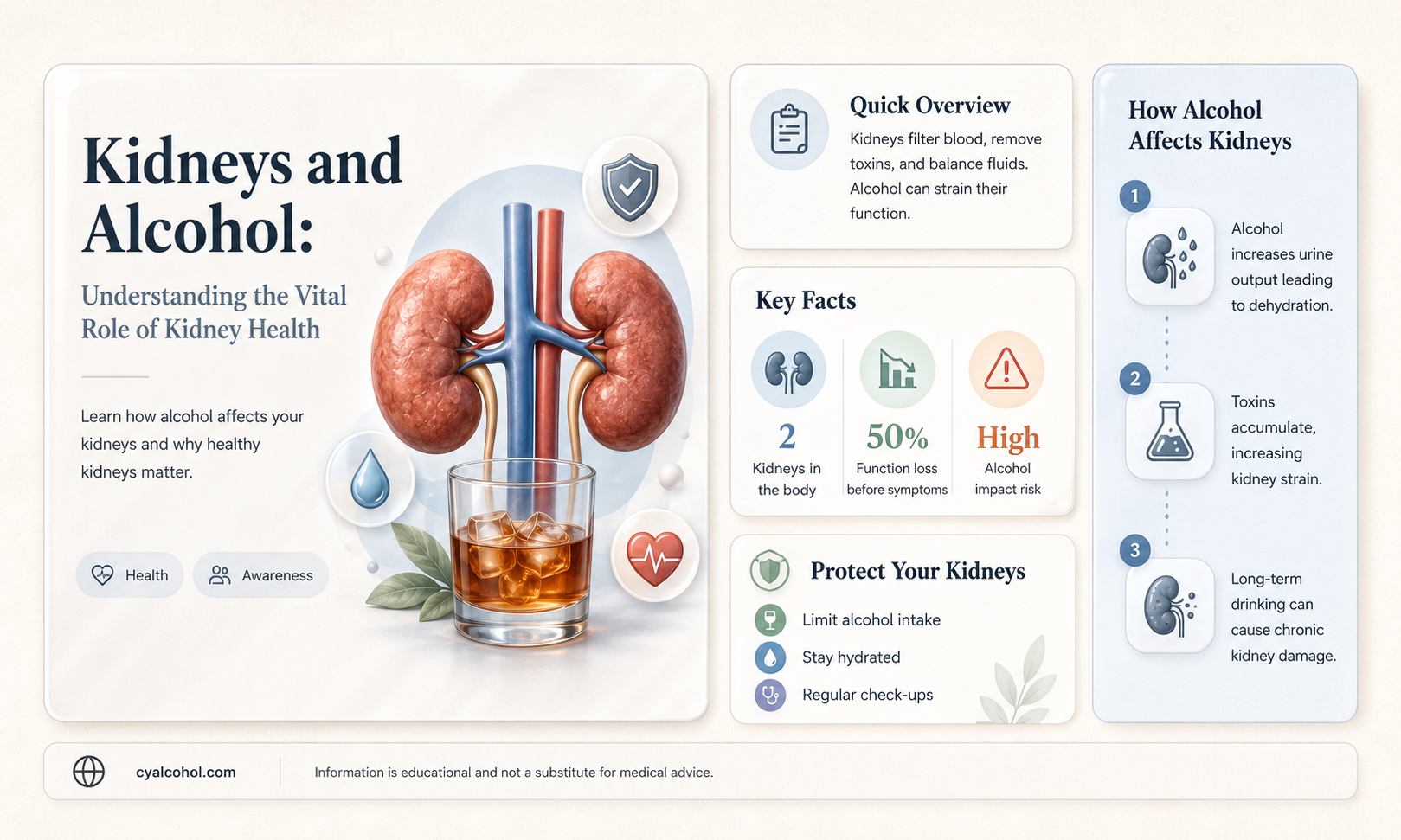 are kidneys important alcohol
