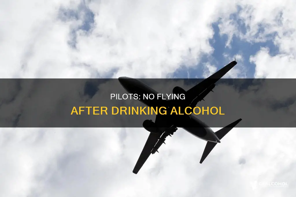 may no fly as pilot within hours of alcohol