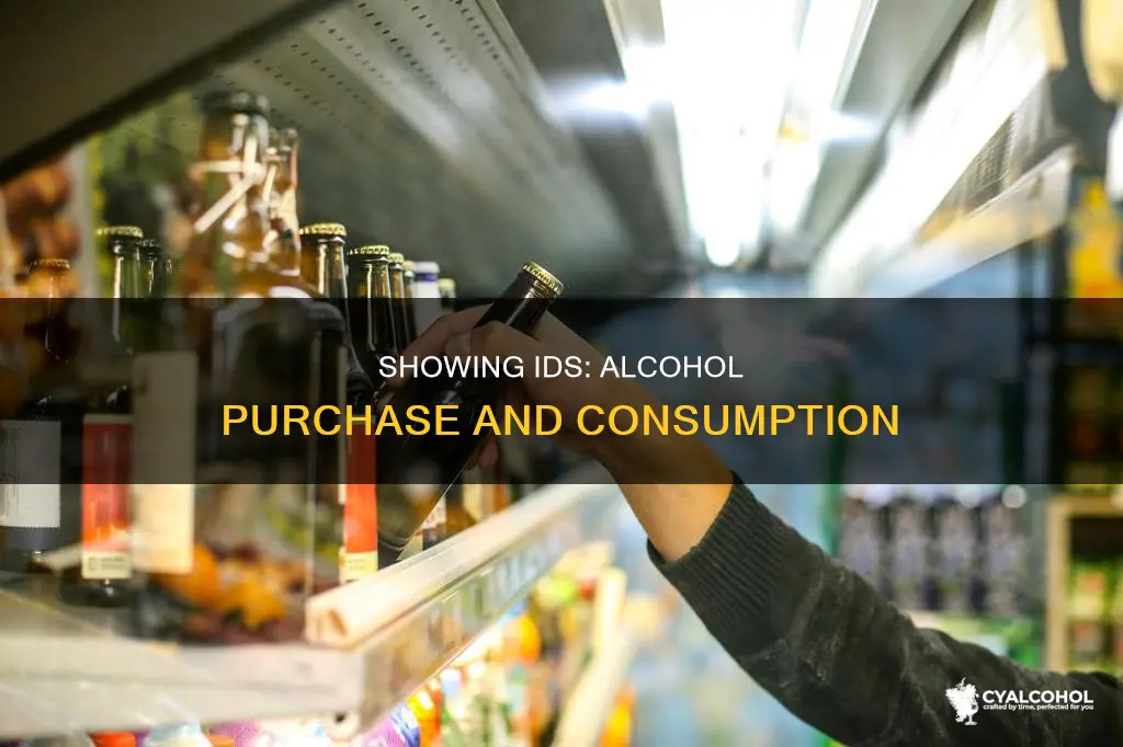 must show valid state id to purchase or consume alcohol