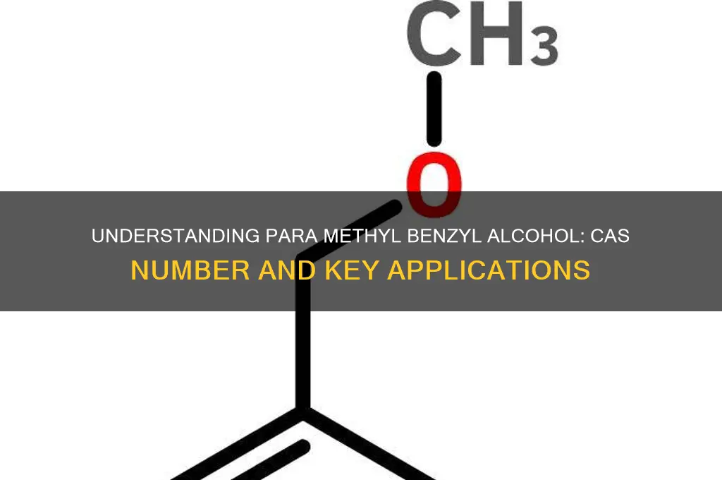 para methyl benzyl alcohol cas no
