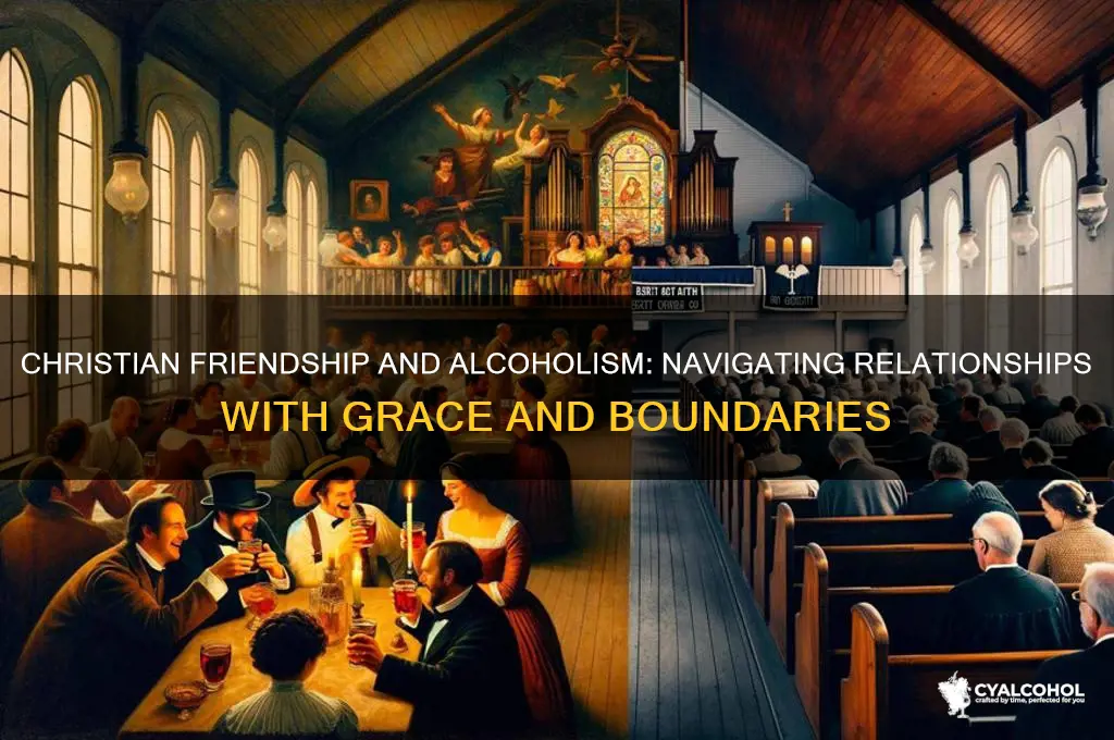 should a christian be friends with an alcoholic