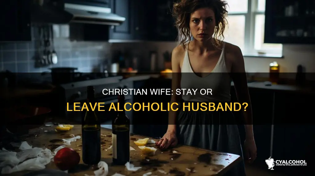 should a christian wife stay with an alcoholic husband