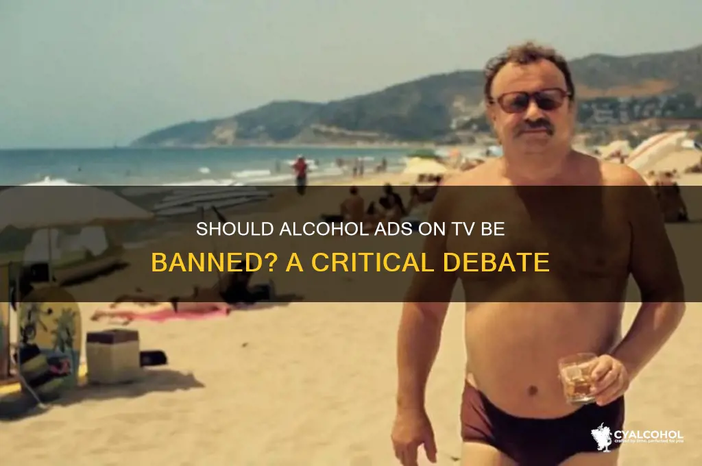 should alcohol be advertised on television