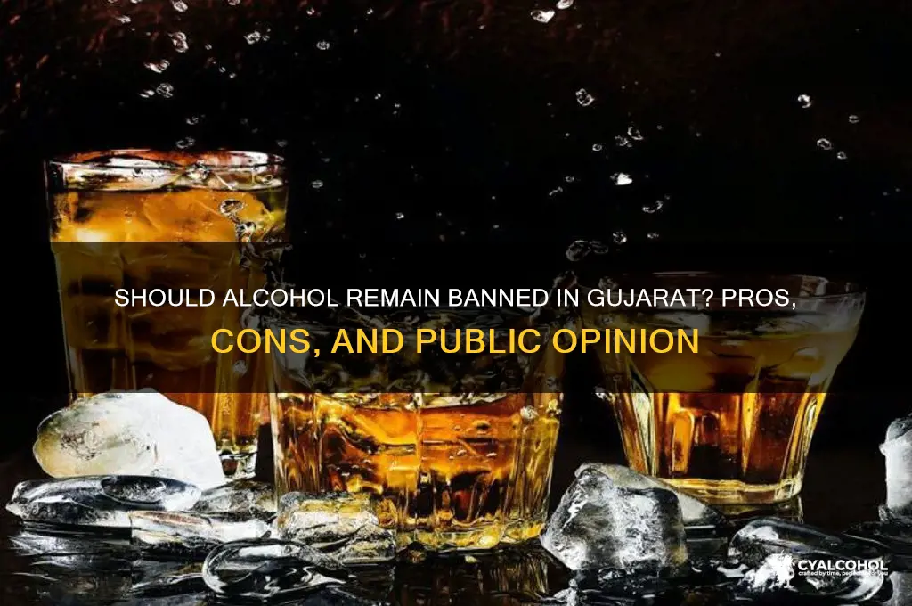 should alcohol be banned in gujarat