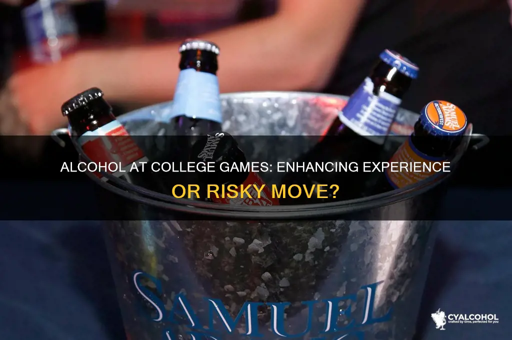 should alcohol be sold at college sporting events