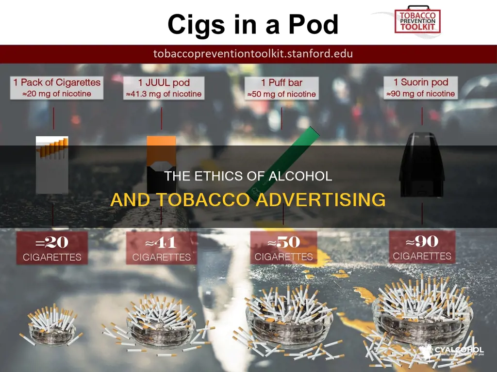 should alcohol or tobacco companies be allowed to advertise
