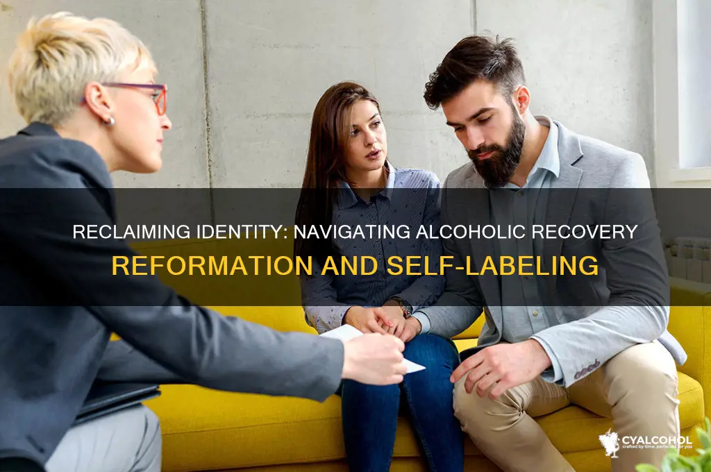 should i call myself an alcoholic recovery reformation