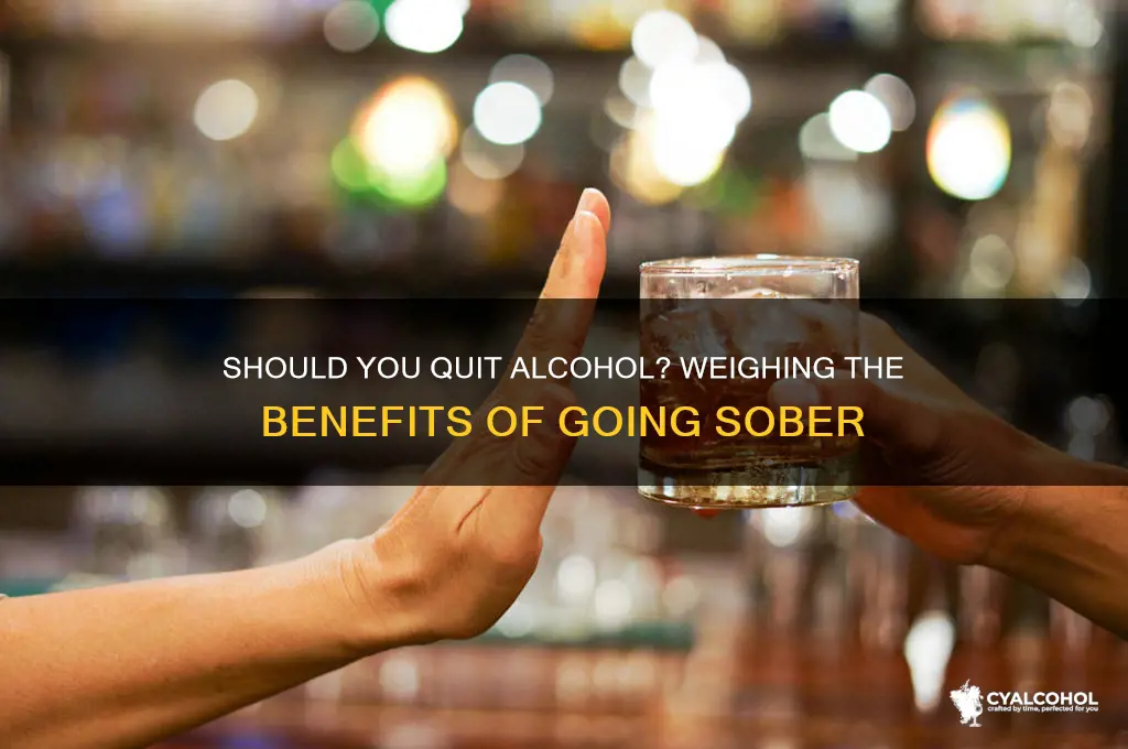 should i cut out alcohol completely