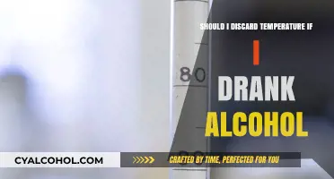 Alcohol and Temperature: Should You Discard Readings After Drinking?