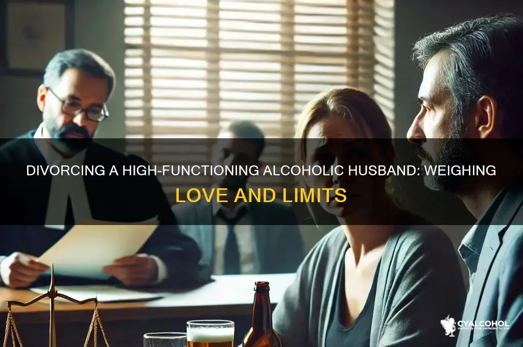 should i divorce my high functioning alcoholic husband