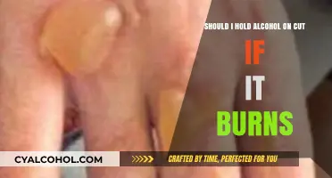 Alcohol on a Cut: When to Hold, When to Fold