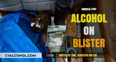 Alcohol on Blisters: Effective Remedy or Risky Treatment?