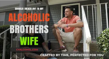 Helping a sibling: reaching out to my alcoholic brother's wife
