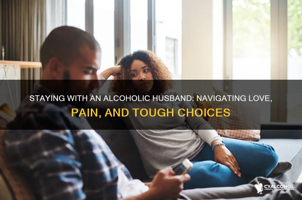 should i stay with alcoholic husband