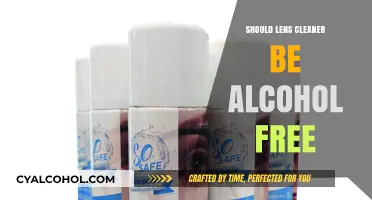 Alcohol-Free Lens Cleaner: Essential or Optional for Clear Vision?