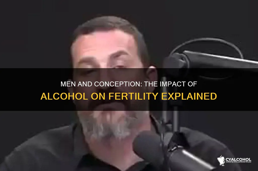 should men avoid alcohol when trying to conceive