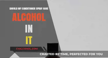 Alcohol in Conditioner Spray: Benefits, Risks, and What to Know