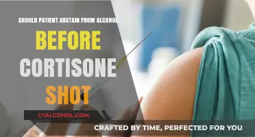 Alcohol and Cortisone Shots: Should Patients Abstain Before Treatment?