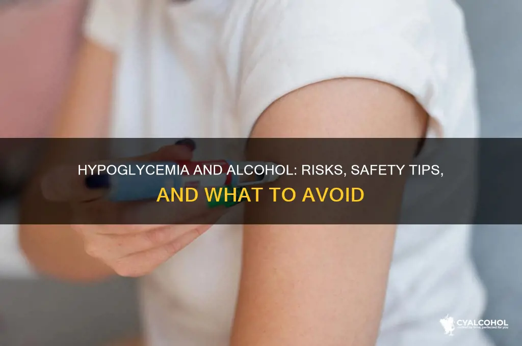 should people with hypoglycemia avoid alcohol