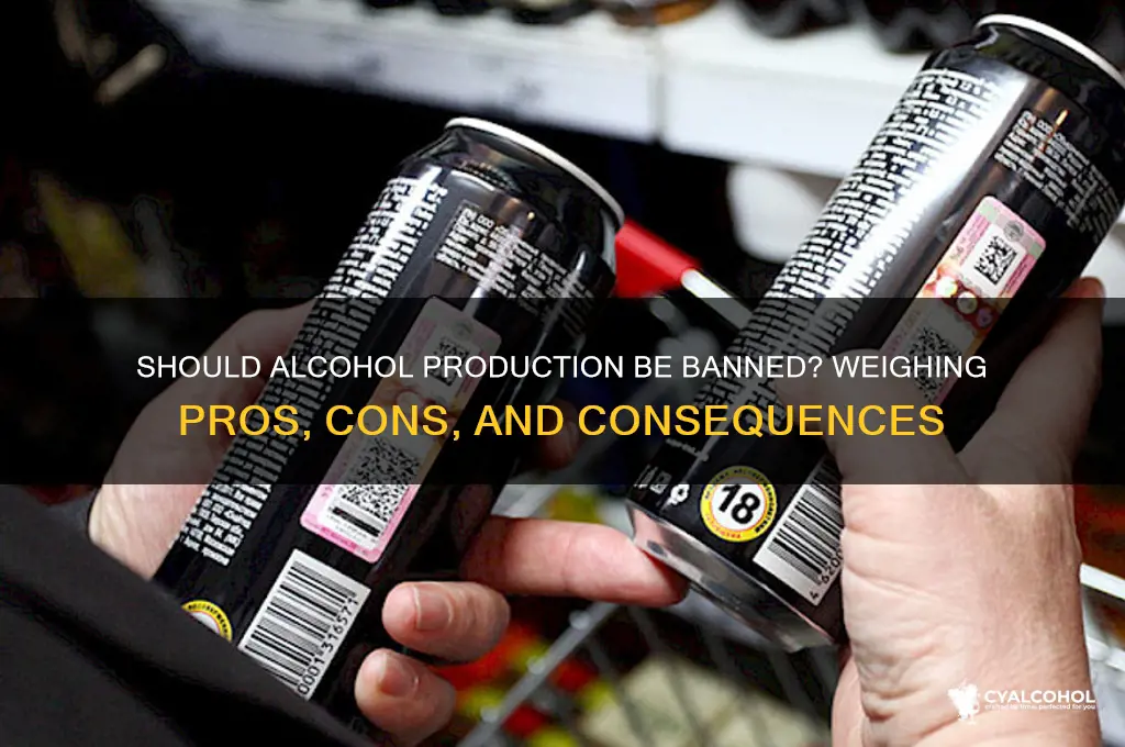 should production of alcohol be banned