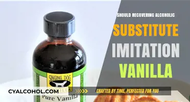 Can Recovering Alcoholics Safely Use Imitation Vanilla as a Substitute?